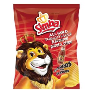 Simba Tomato Sauce Flavoured Chips 125g
