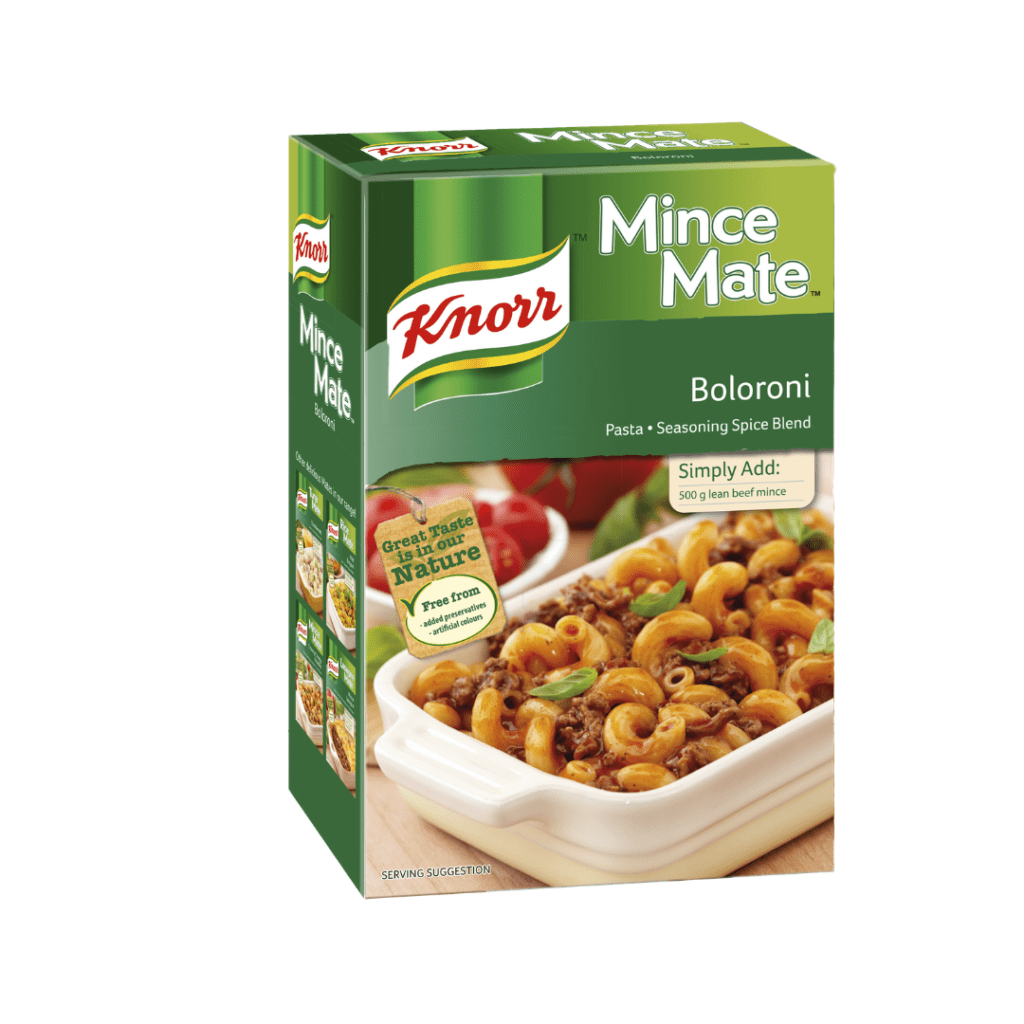 Knorr Savoury Mince Dry Cook In Sauce KNORR MINCE MATE BOLORONI 230g – @food CULTURE