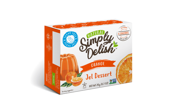 Rich result on Googles SERP when searching for "Simply Delish Orange Jel Dessert'"