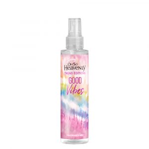 Oh So Heavenly Spritzer Good Vibes Mist 150ml: Spread good vibes everywhere you go with this care-free fragrance inspired by the flower power 70’s.