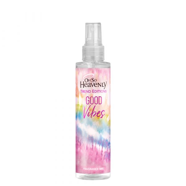 Oh So Heavenly Spritzer Good Vibes Mist 150ml: Spread good vibes everywhere you go with this care-free fragrance inspired by the flower power 70’s.