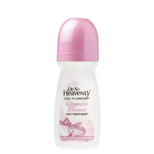 Oh So Heavenly Cool 'n Confident Roll On - Wrapped In Romance (100ml) With ultra-soft nourishment to leave underarms feeling as soft as silk, this 48 hr, anti-perspirant roll on protects against odour and wetness. Made in South Africa Beauty Without Cruelty