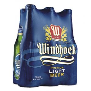 Windhoek Light Beer 330ml Bottle 6 Pack