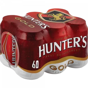 Hunters Gold - 6 pak 330ml cans